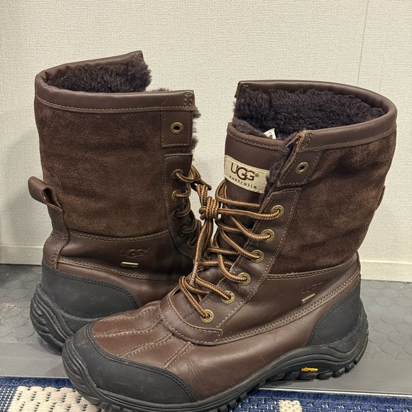 UGG ADIRONDACK 7.5 Women's Outdoor Waterproof Brown Leather Suede Boot Winter - Picture 11 of 16